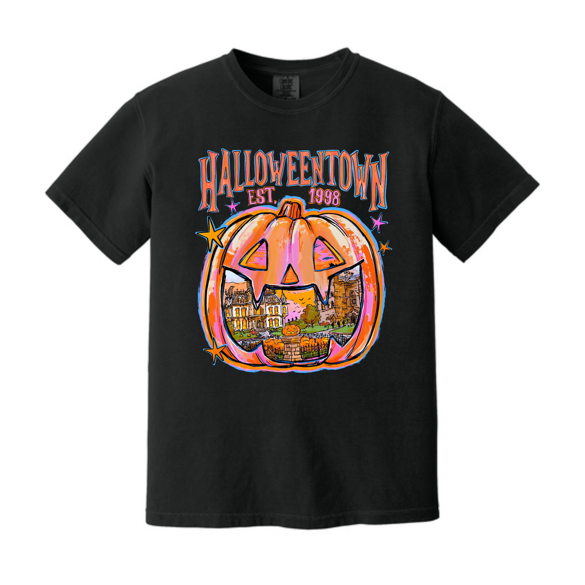 Halloweentown Black Comfort Colors® Tee