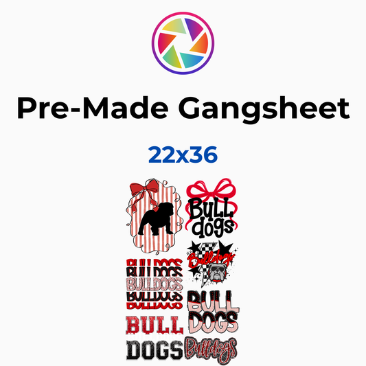 Bulldogs Gangsheet 22x36