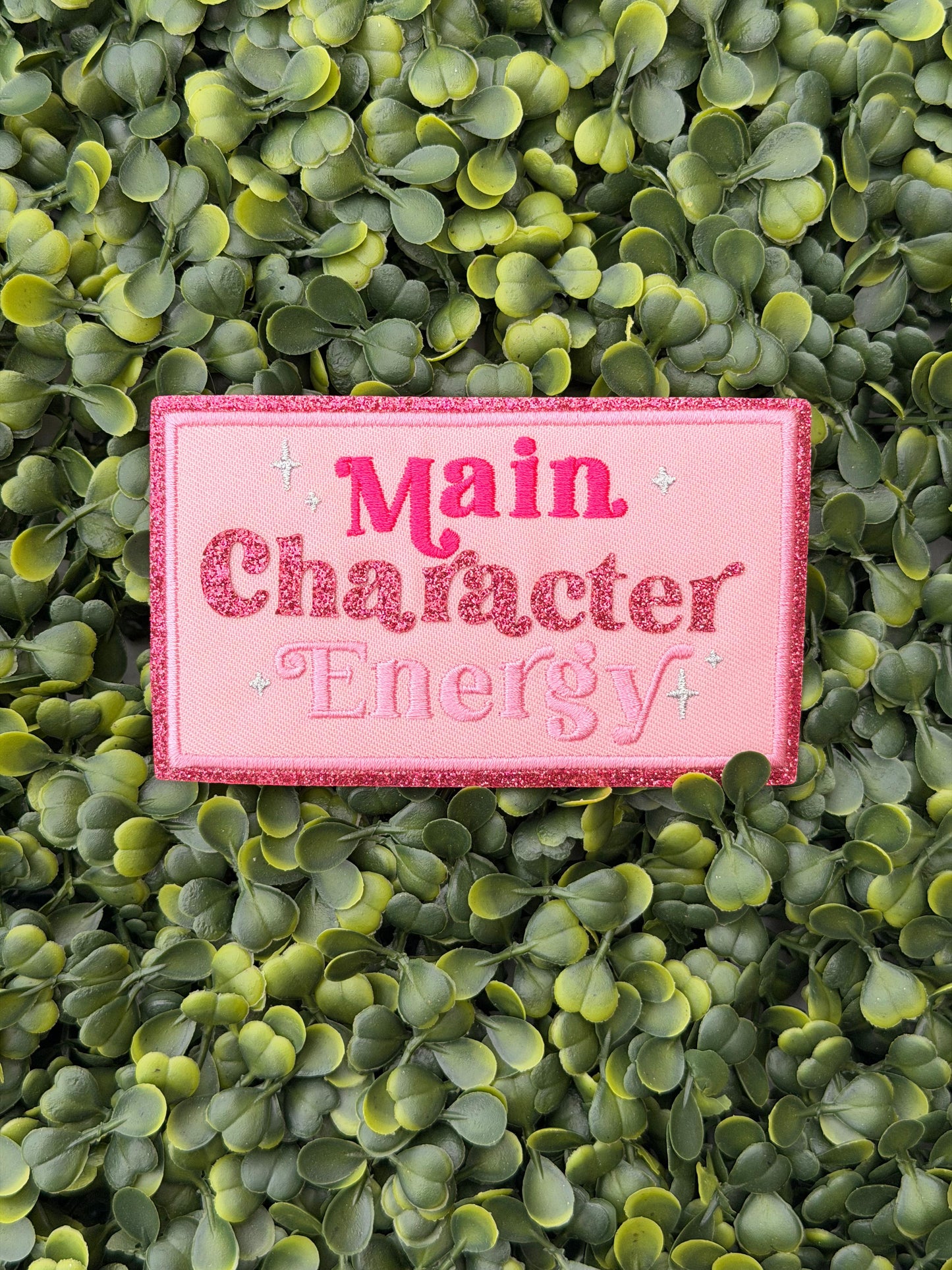 Main Character Energy Glitter Patch