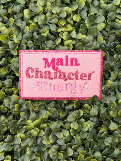 Main Character Energy Glitter Patch