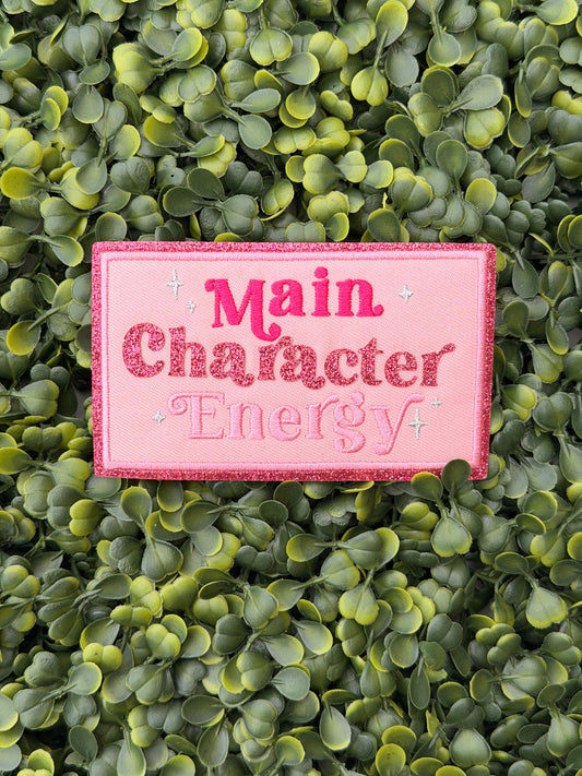 Main Character Energy Glitter Patch