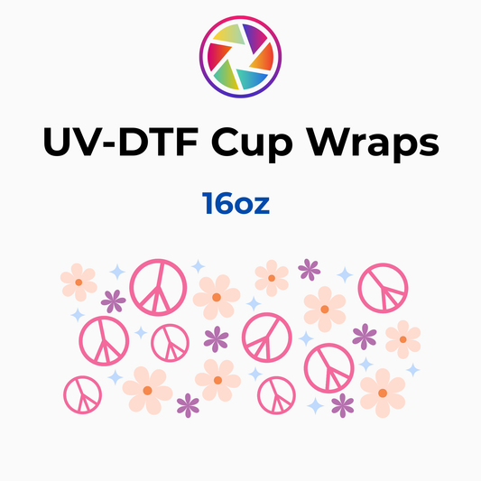 Peace Sign and Flowers Wrap