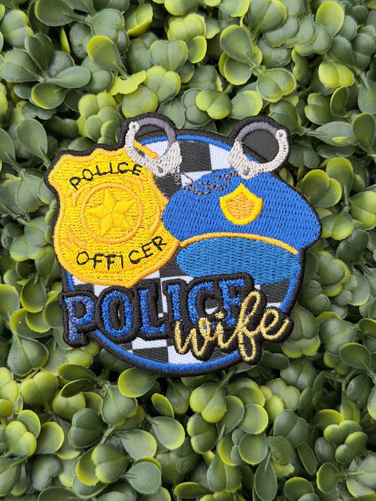 Police Officer Wife Patch