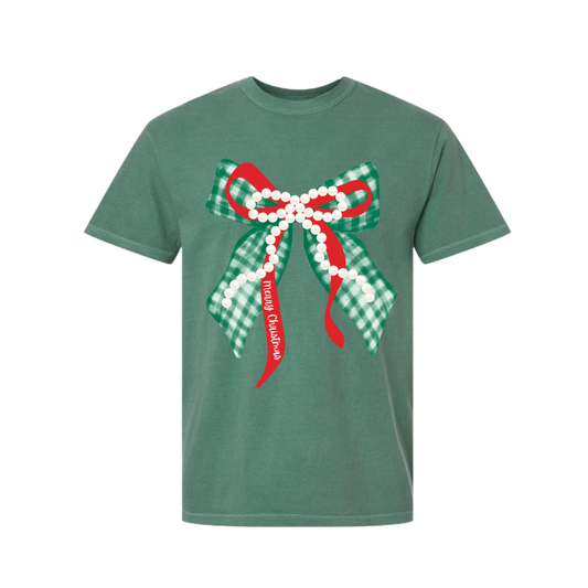 Christmas Bow Comfort Colors® Tee