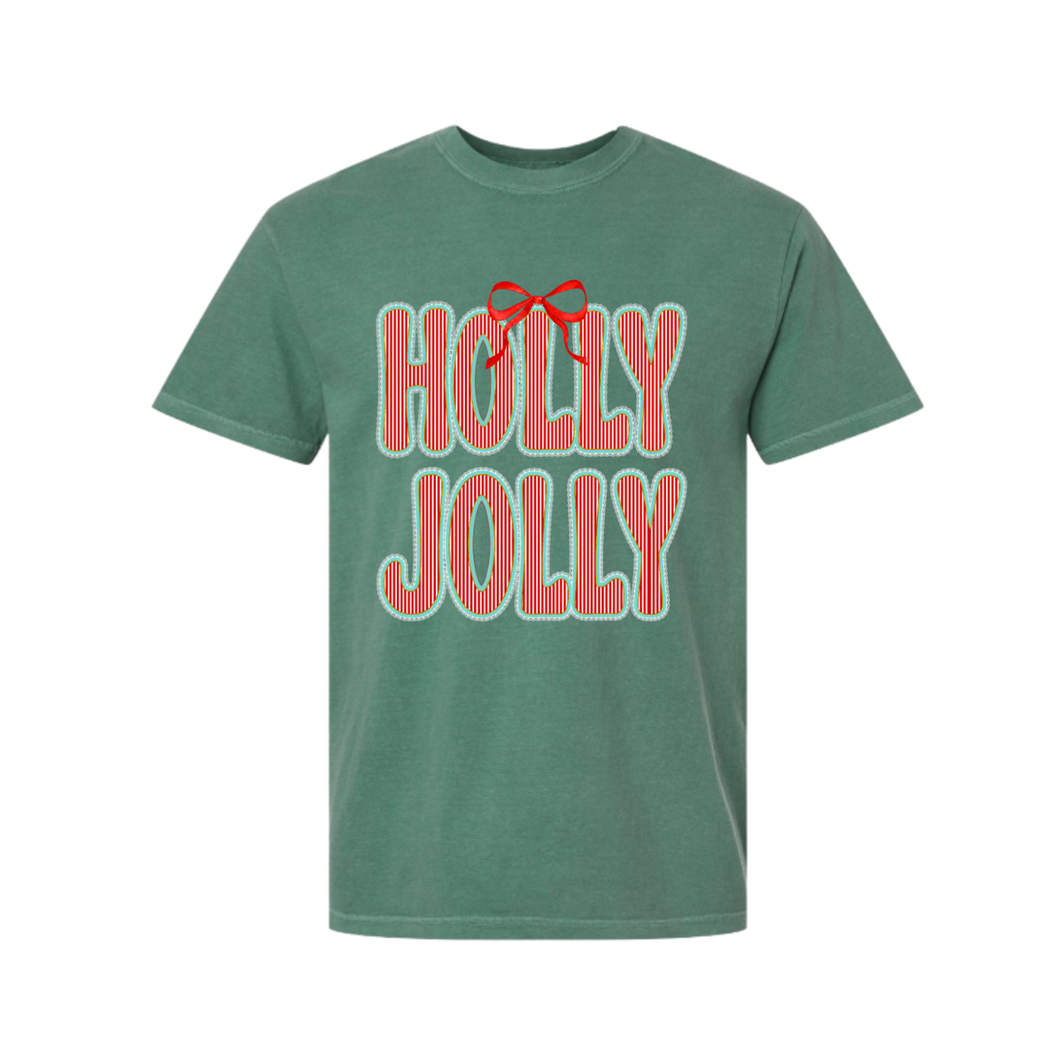 Holly Bow Comfort Colors® Tee