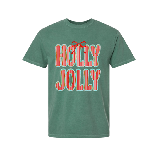 Holly Bow Comfort Colors® Tee