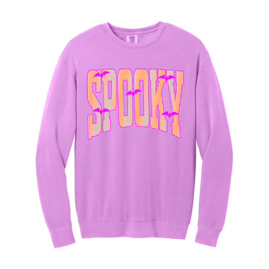 Orange Spooky Purple Comfort Colors® Crewneck