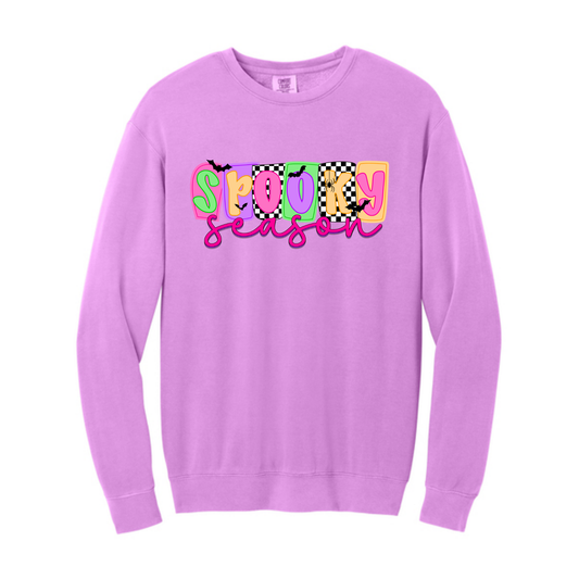 Spooky Season Purple Comfort Colors® Crewneck