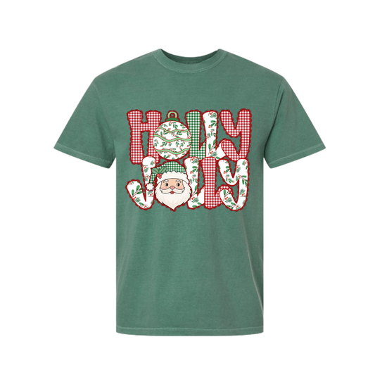 Holly Jolly Green Comfort Colors® Tee