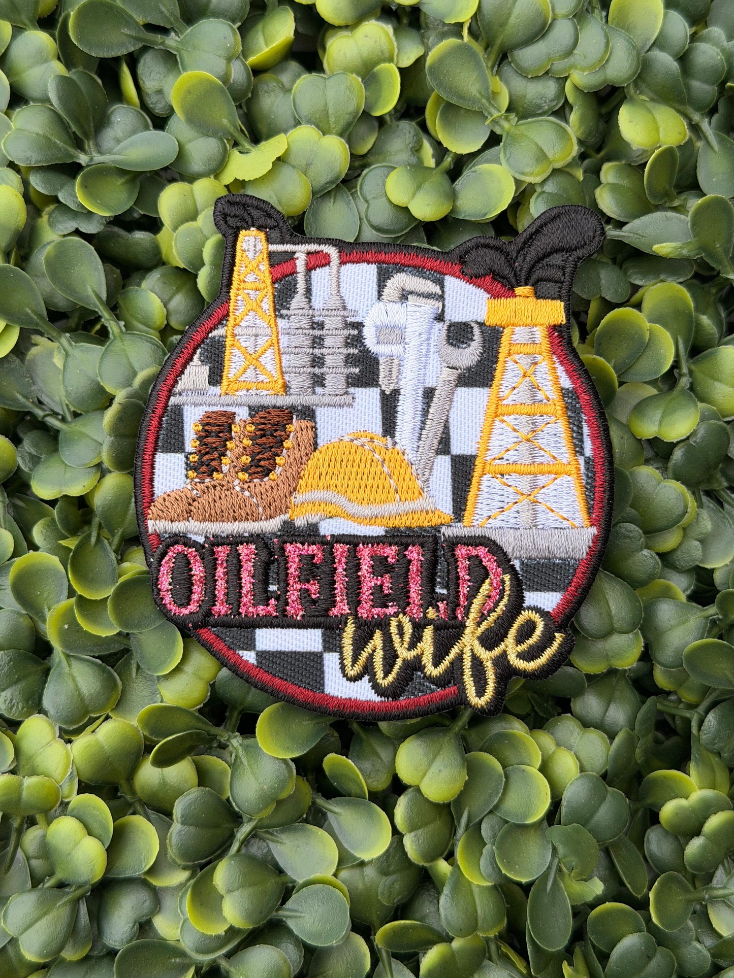 Oilfield Wife Workwear Patch