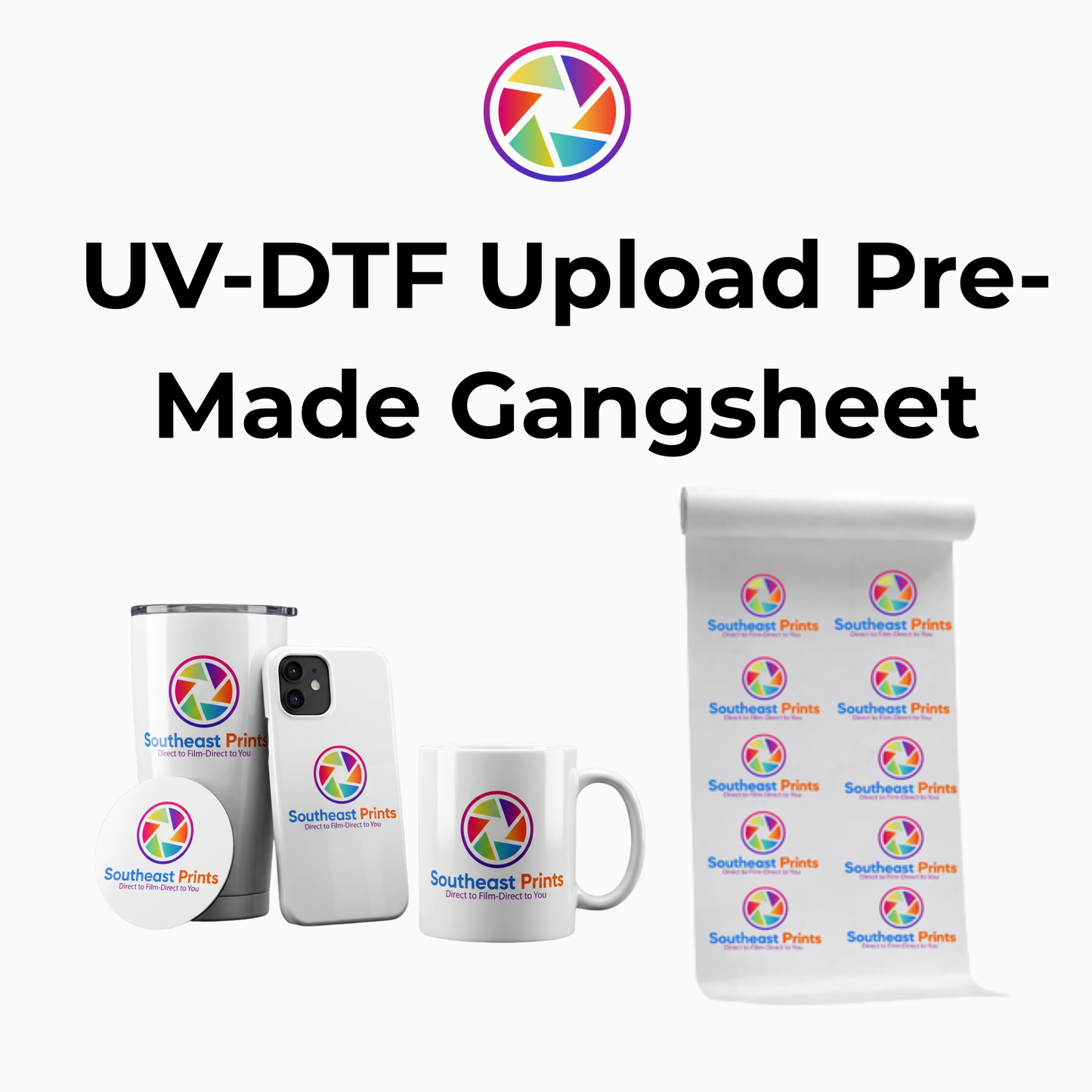 Upload Pre-Made UV-DTF Gang Sheet