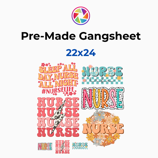 Nurse Gangsheet 22x24