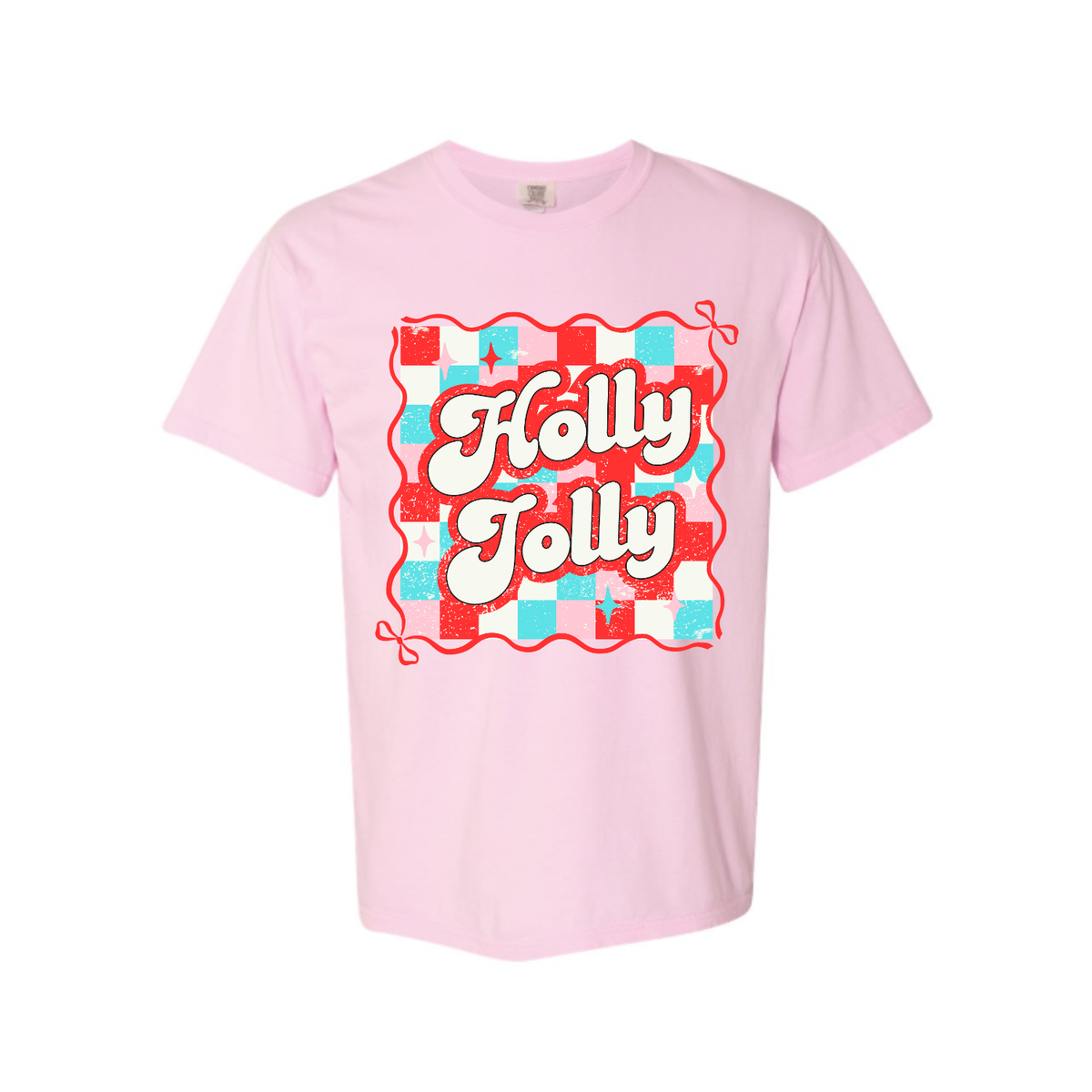 Checker Holly Comfort Colors® Tee