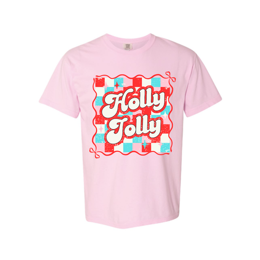 Checker Holly Comfort Colors® Tee