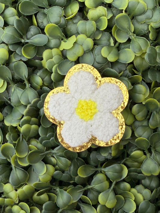 Daisy Dream Teddy Flower Patch – White
