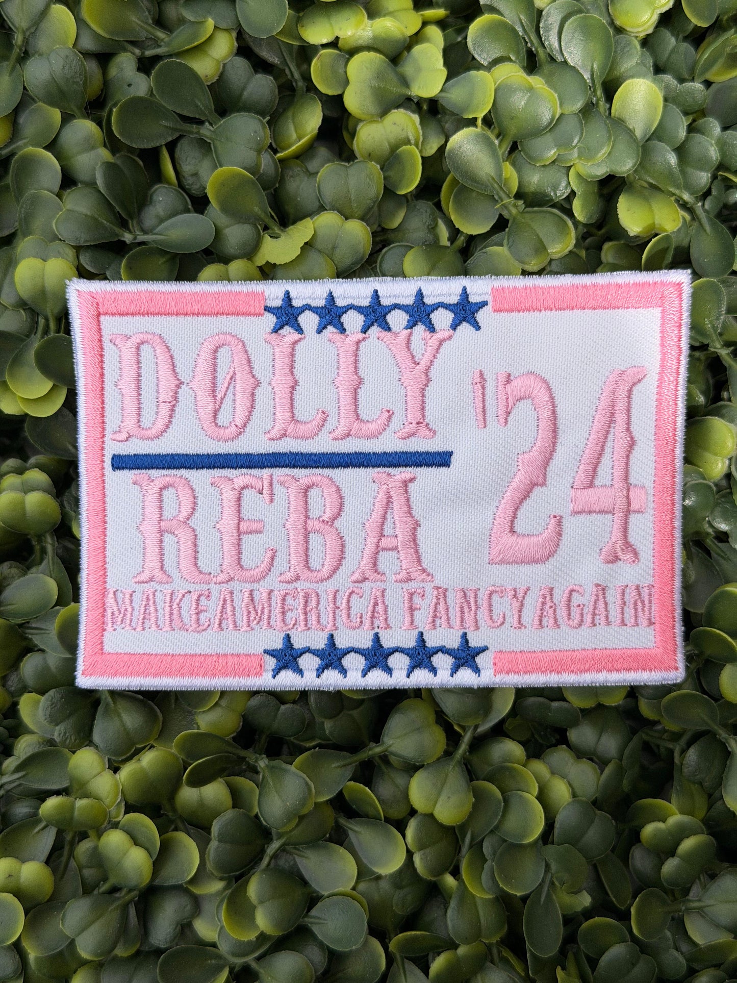Dolly Reba 24 Patriotic Patch