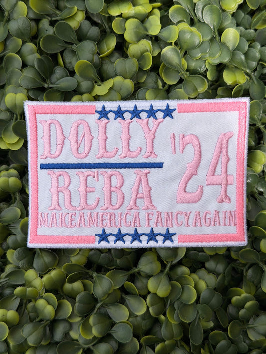 Dolly Reba 24 Patriotic Patch
