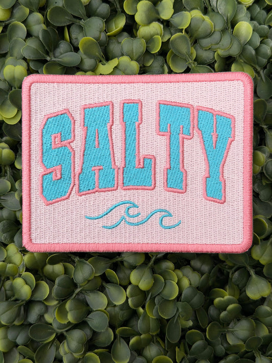 Salty Coastal Embroidered Patch