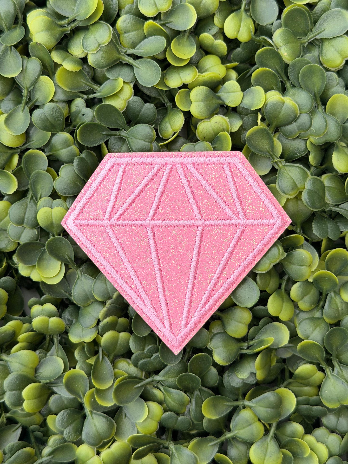 Pink Glitter Diamond Patch