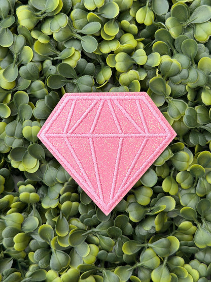 Pink Glitter Diamond Patch