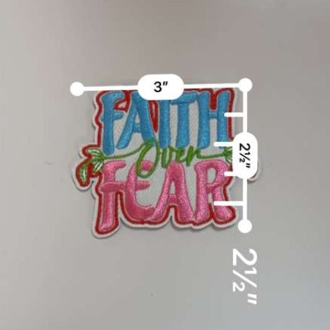 Faith Over Fear Patch