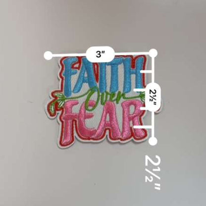 Faith Over Fear Patch