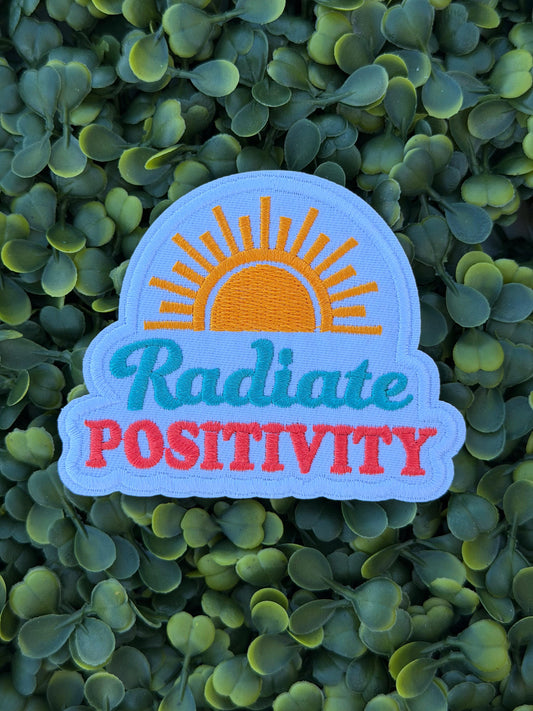 Radiate Positivity Retro Patch
