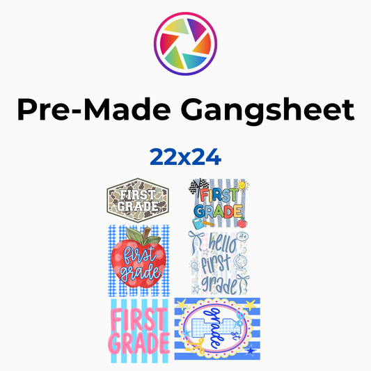 First Grade School Bundle - 22x24