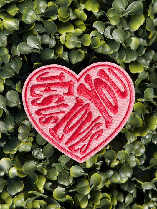 Faith Over Fear Floral Patch