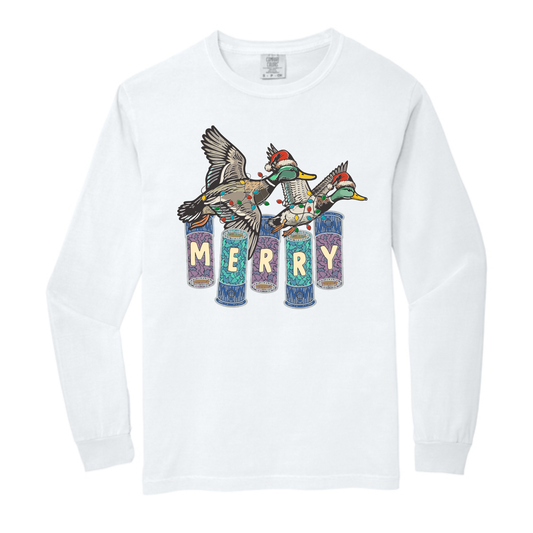 Merry Ducks Comfort Colors® Longsleeve
