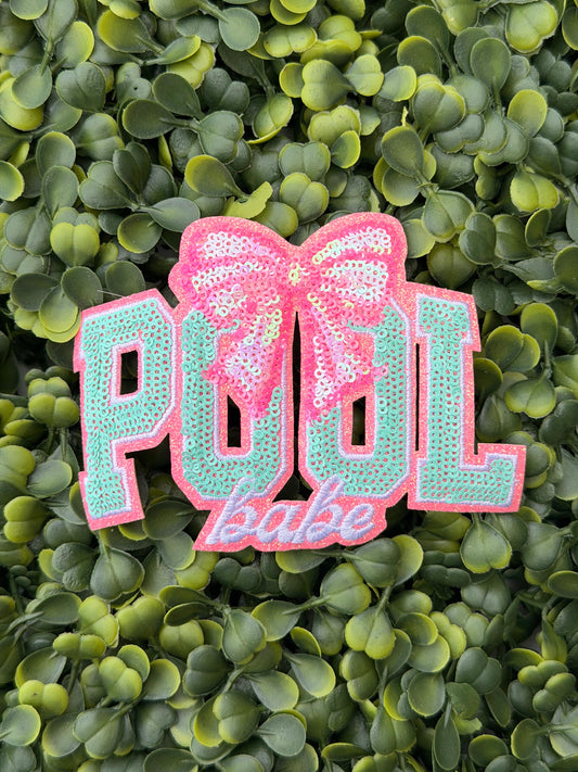 Pool Babe Sequin Patch