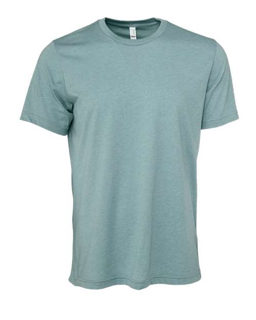 BELLA + CANVAS 3001CVC Heather Blue Lagoon