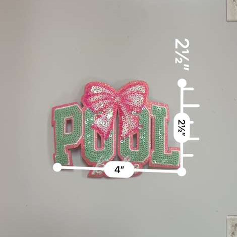Pool Babe Sequin Patch