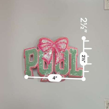 Pool Babe Sequin Patch