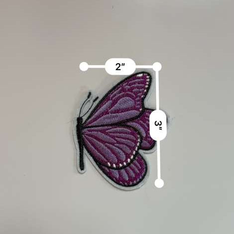 Purple Butterfly Patch
