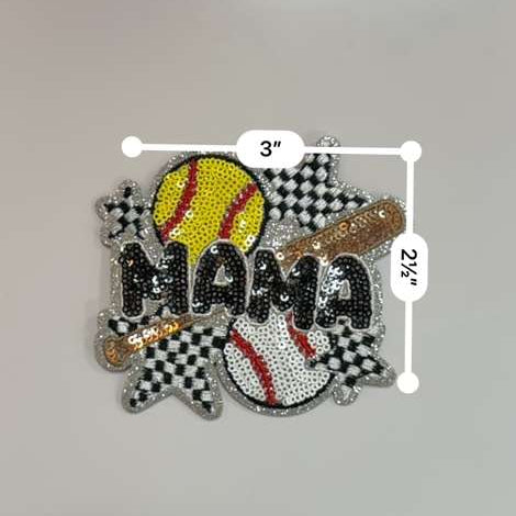Softball Mama Patch