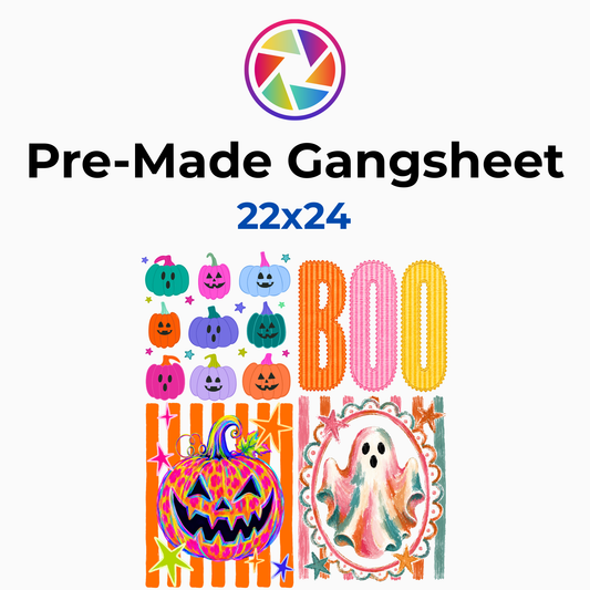 Colorful Boo 22x24