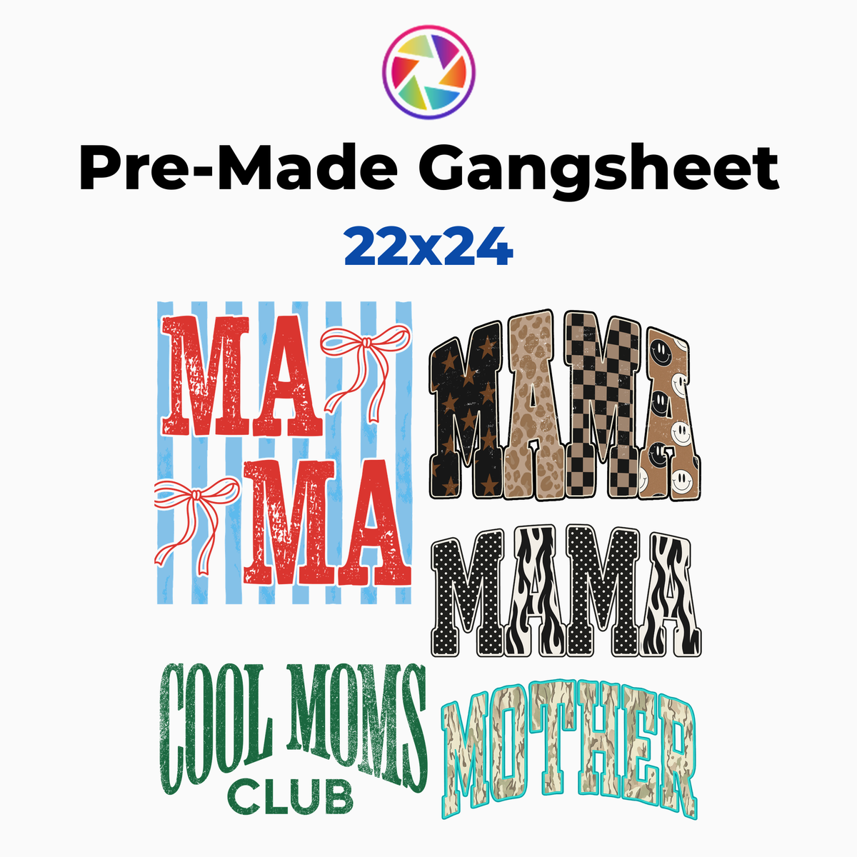 Cool Moms Club 22x24