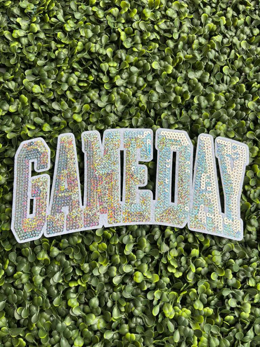 GAMEDAY Full Front Sequin Chenille Patch