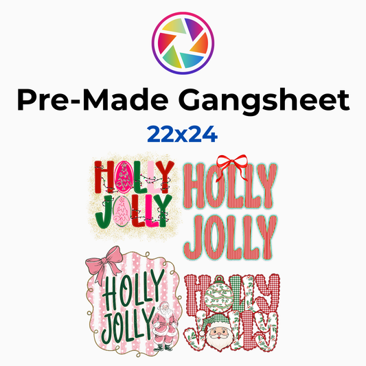 Holly Jolly 22x24