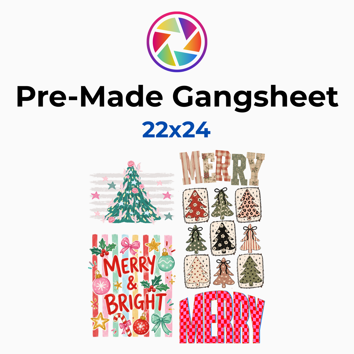 Merry Merry 22x24