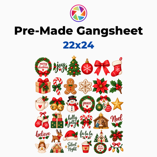 Traditional Christmas Front Left Chest 22x24
