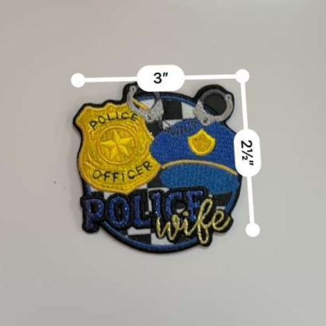 Police Officer Wife Patch