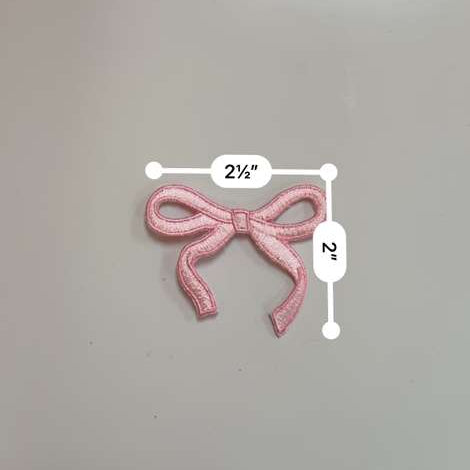 Bubblegum Pink Coquette Bow Patch