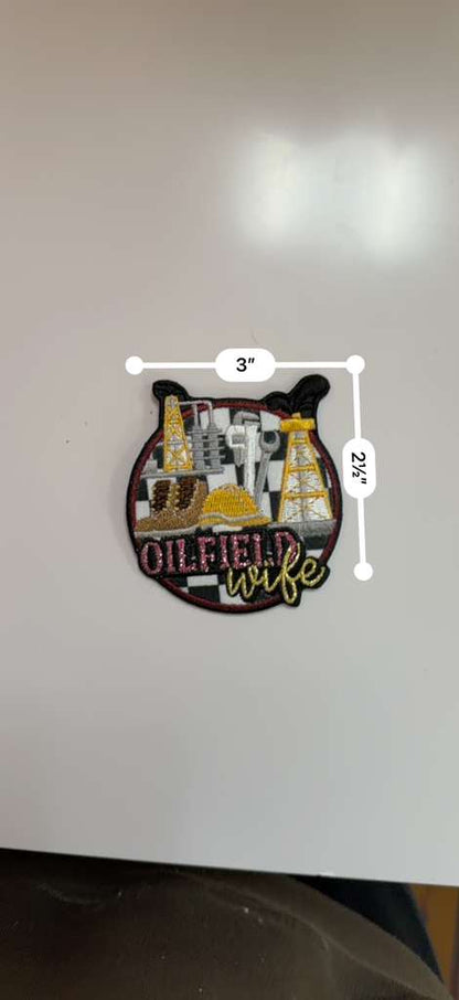 Oilfield Wife Workwear Patch