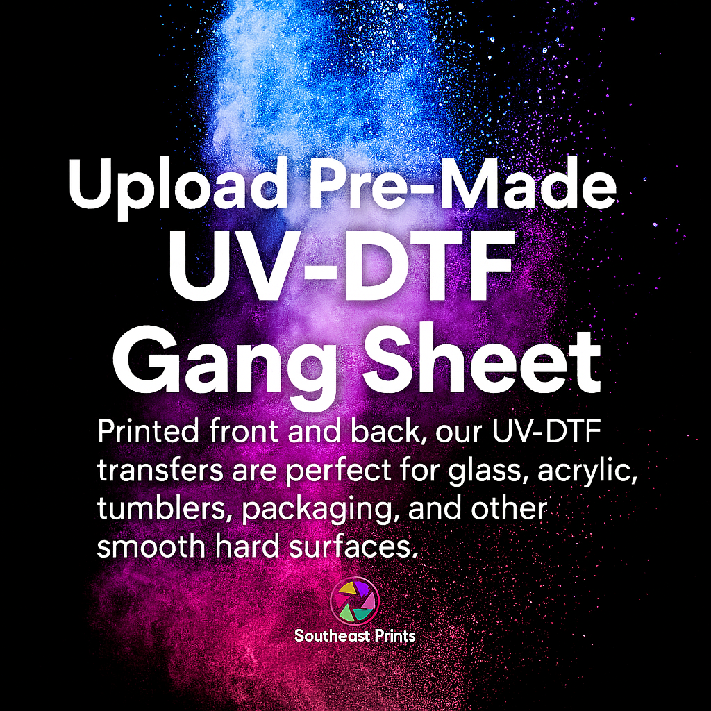 Upload Pre-Made UV-DTF Gang Sheet