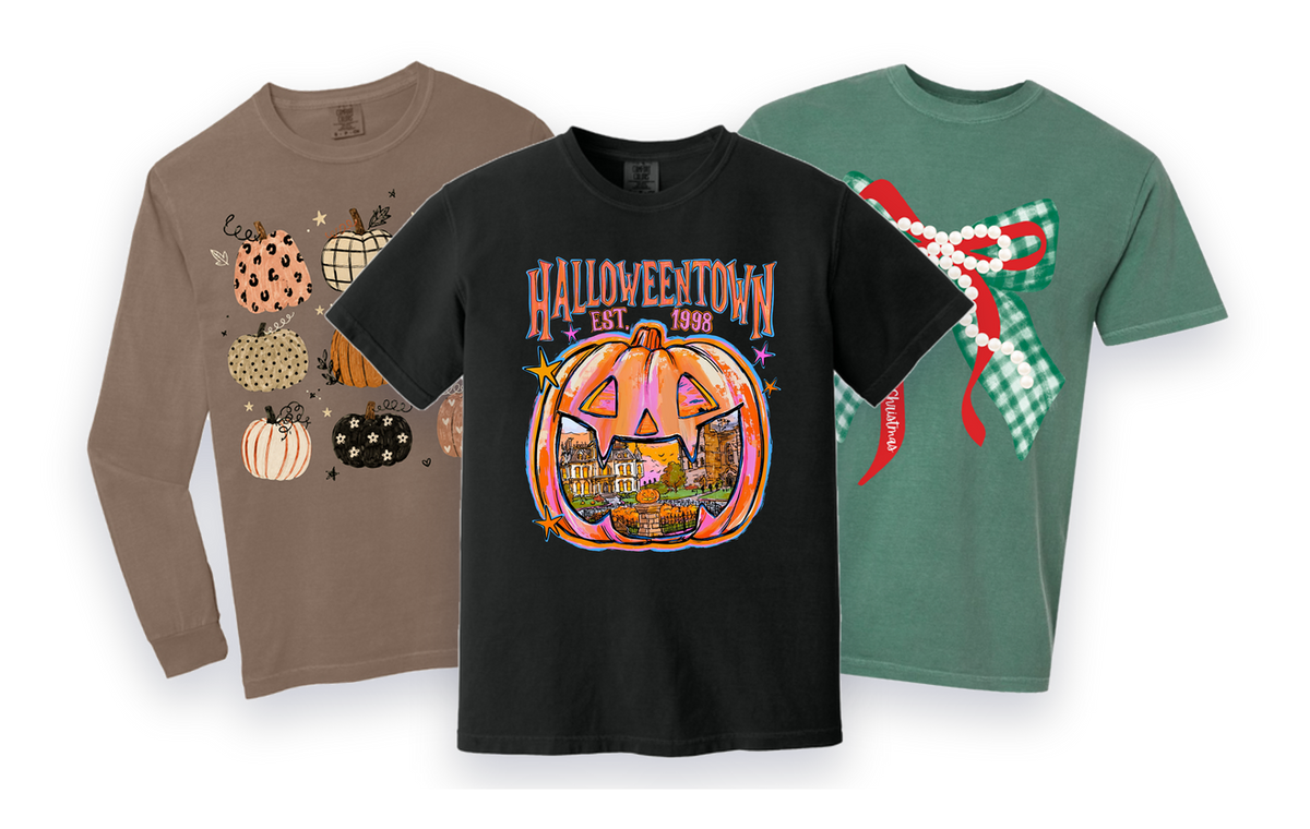 Seasonal Apparel: Fall, Halloween & Christmas
