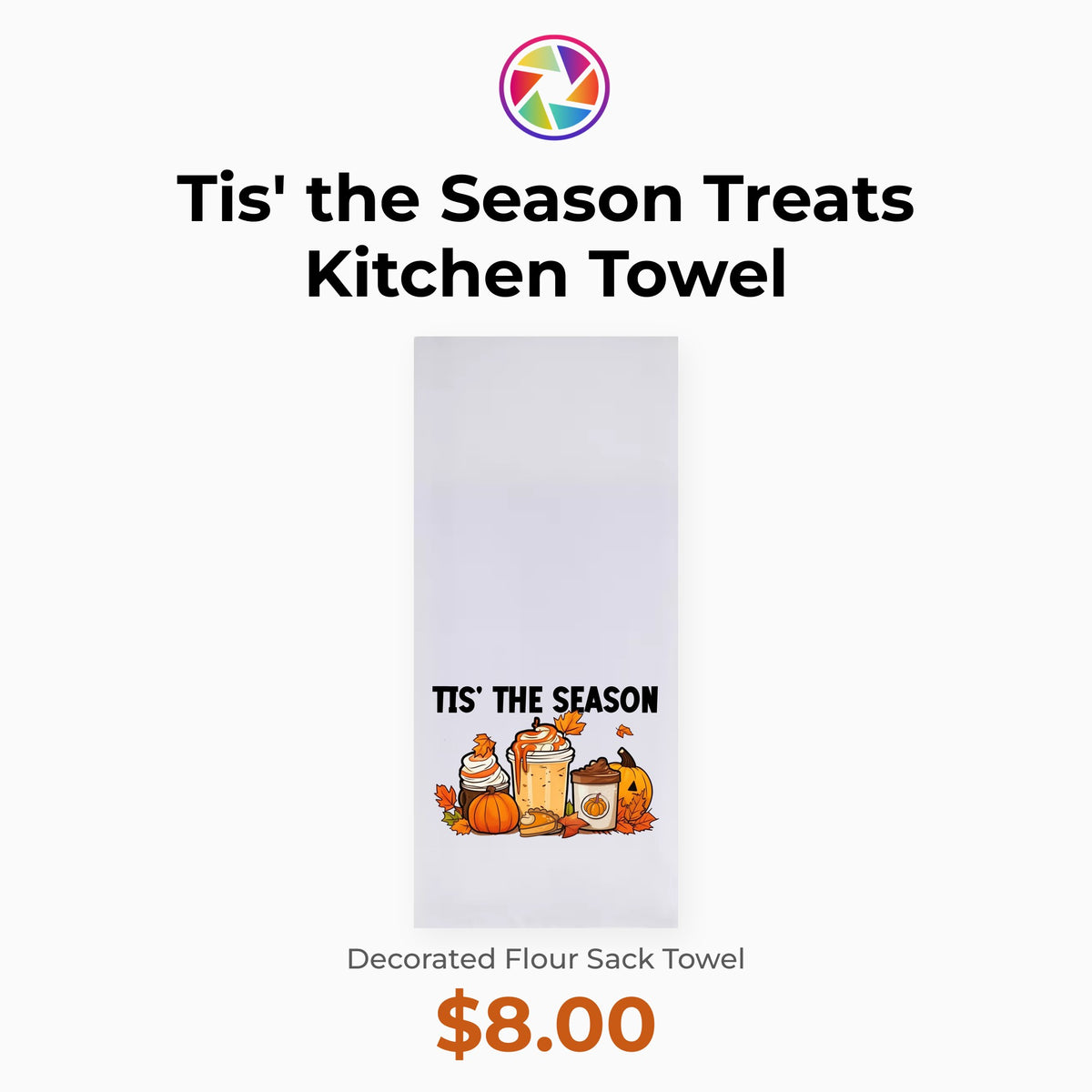 Tis' the Season Treats Kitchen Towel