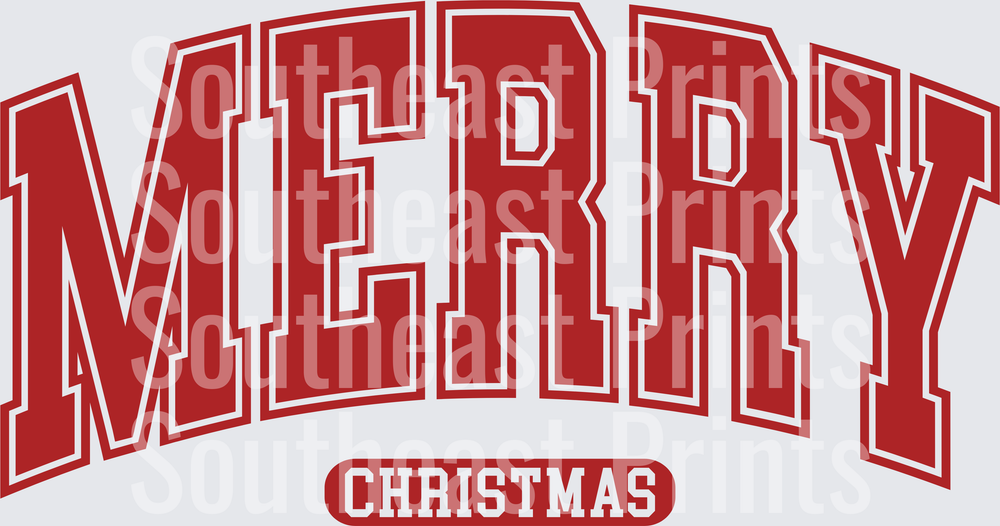 Merry Christmas Typography