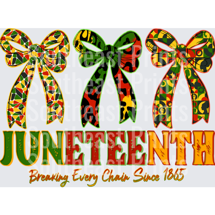 Juneteenth Celebration Bows